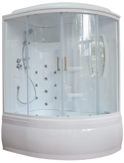 Душевой бокс Royal Bath ALP левый стекло прозрачное 170x100см RB170ALP-T-L